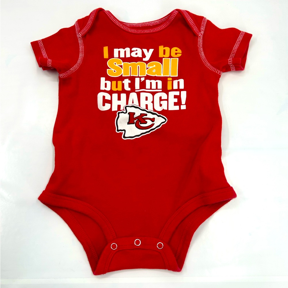 Kansas City Chiefs Football Onesie Size 12 Months
